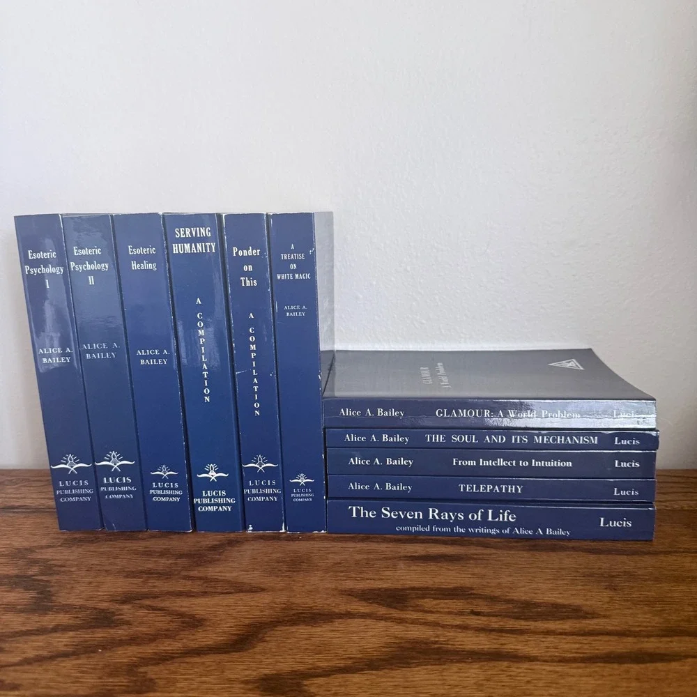 Alice A Bailey 11 Book Lot Lucis Esoteric Occult Theosophy Seven Rays Magic